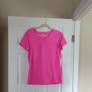 Lilly Pulitzer Pink V-Neck Women's Top